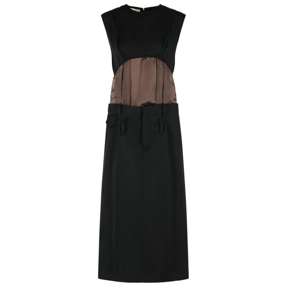 Marni Black Virgin Wool Dress Women